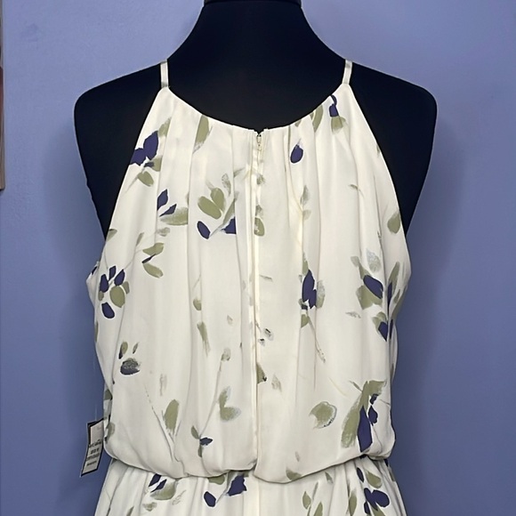 Nine West NWT Halter Sleeveless Midi Dress Size 10 - Picture 8 of 11